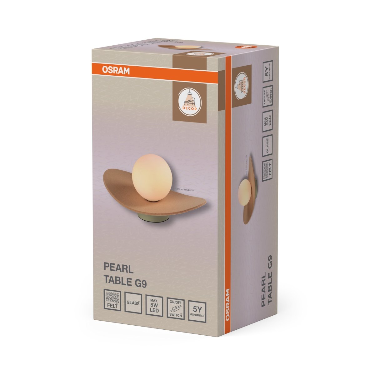 OSRAM Decor Pearl Lampa stołowa 1xG9 beżowa - eshop Ledvance PL 4058075847682