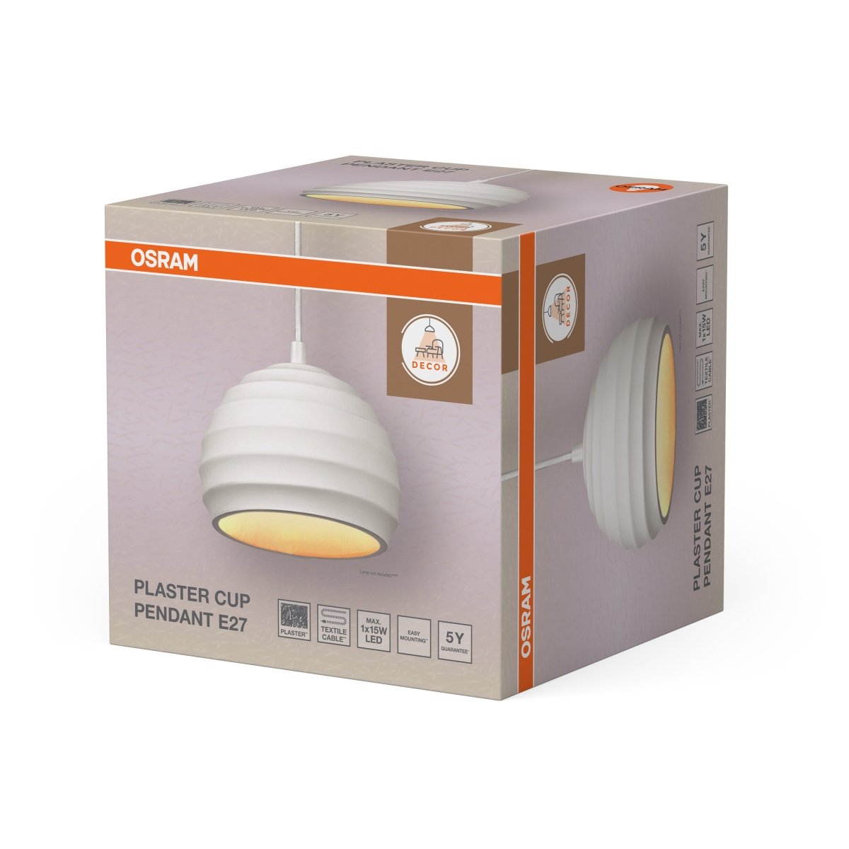 OSRAM Decor Plaster Nest Kinkiet 1xG9 biały - eshop Ledvance PL 4099854460791