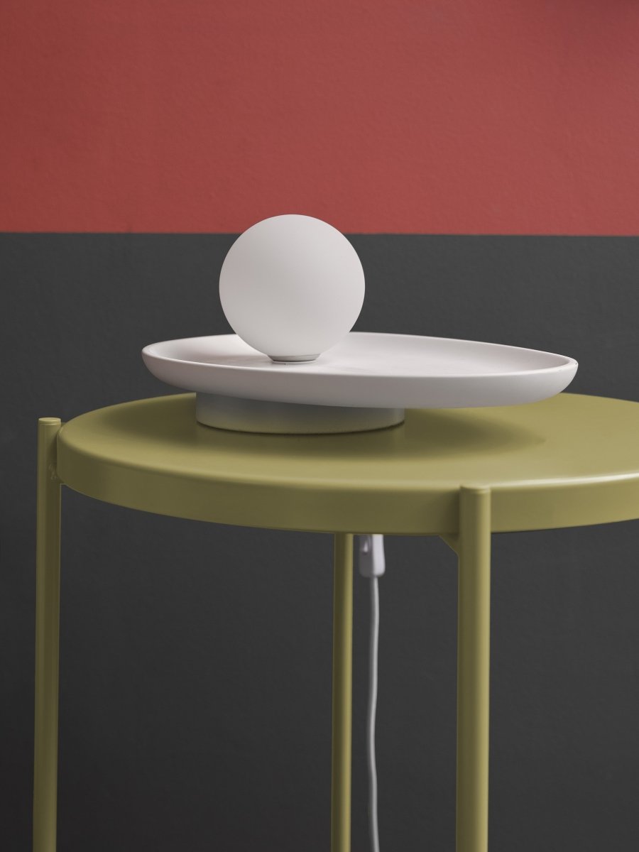 OSRAM Decor Plaster Nest Lampa stołowa G9 biała - Poland LEDVANCE e-shop 4099854454882