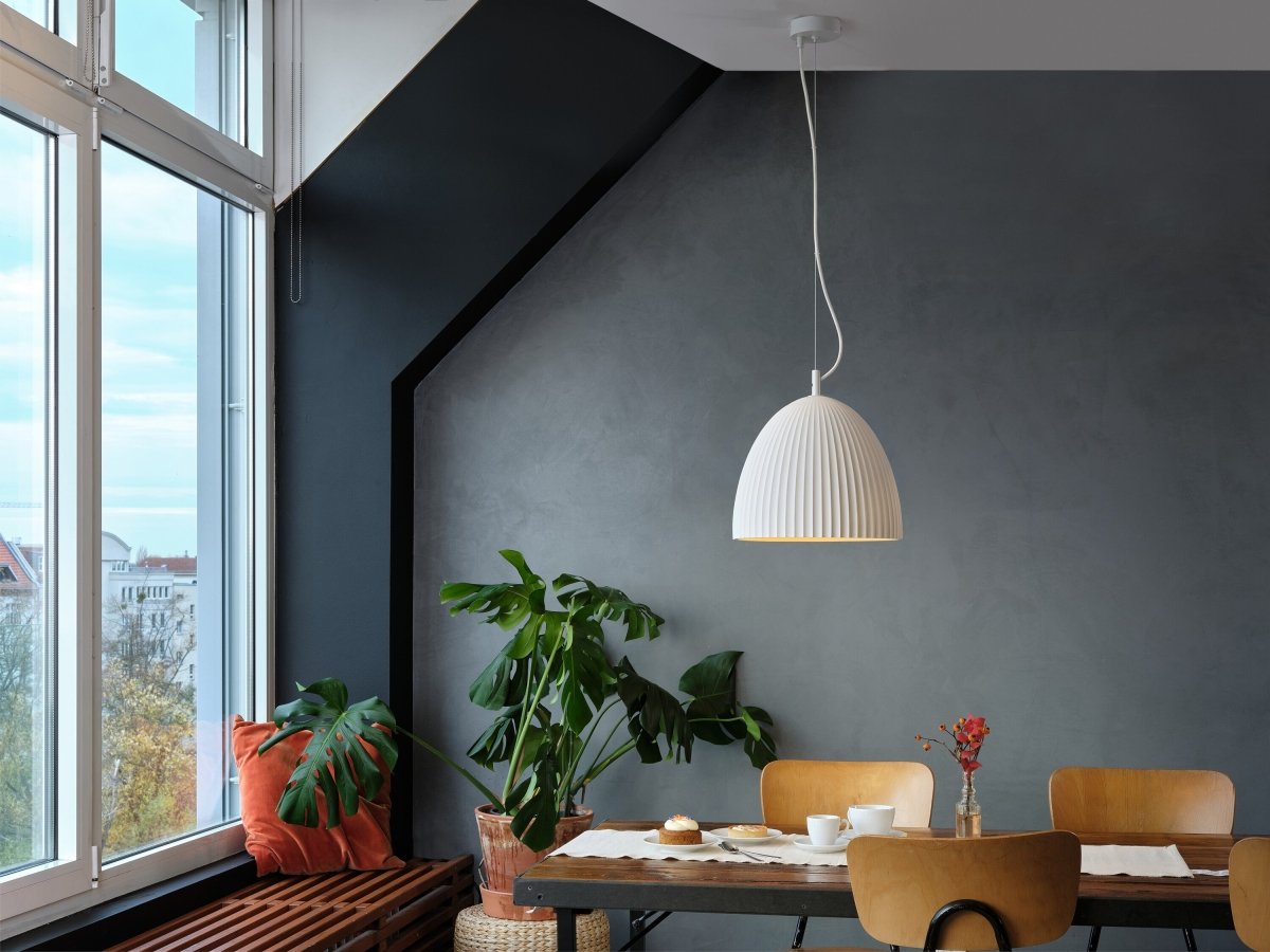 OSRAM Decor Plaster Routes Bell Wisząca 1xE27 biały - eshop Ledvance PL 4058075848443