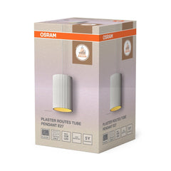 OSRAM Decor Plaster Routes Tube Wisząca 1xE27 biały - eshop Ledvance PL 4058075848467