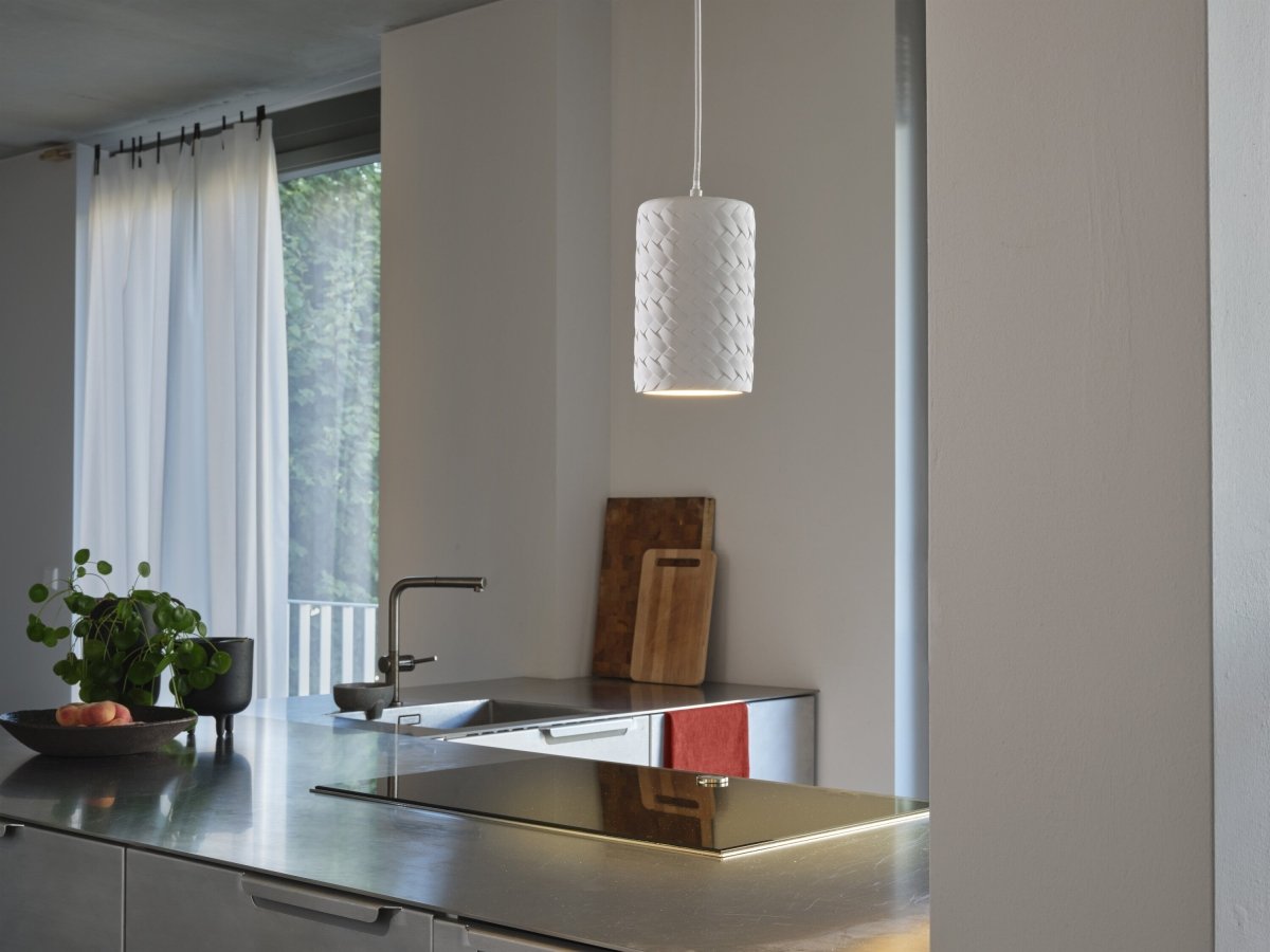 OSRAM Decor Plaster Wood Wisząca 220mm E27 biały - eshop Ledvance PL 4099854460951