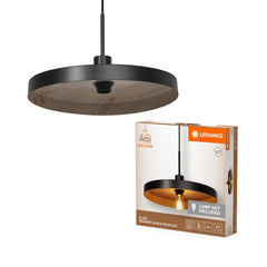 OSRAM Decor Plate Wisząca E27 Black Wood Decor - eshop Ledvance PL 4058075838727