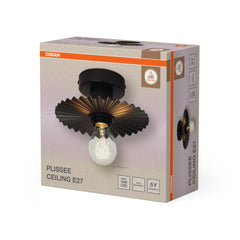 OSRAM Decor Plisse Plafon E 27 ciemny szary - eshop Ledvance PL 4099854454608