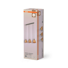 OSRAM Decor Raffia Wisząca liniowy 3x E27 zielony - eshop Ledvance PL 4099854461187