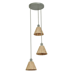 OSRAM Decor Raffia Wisząca płytowy 3x E27 zielony - eshop Ledvance PL 4099854461163