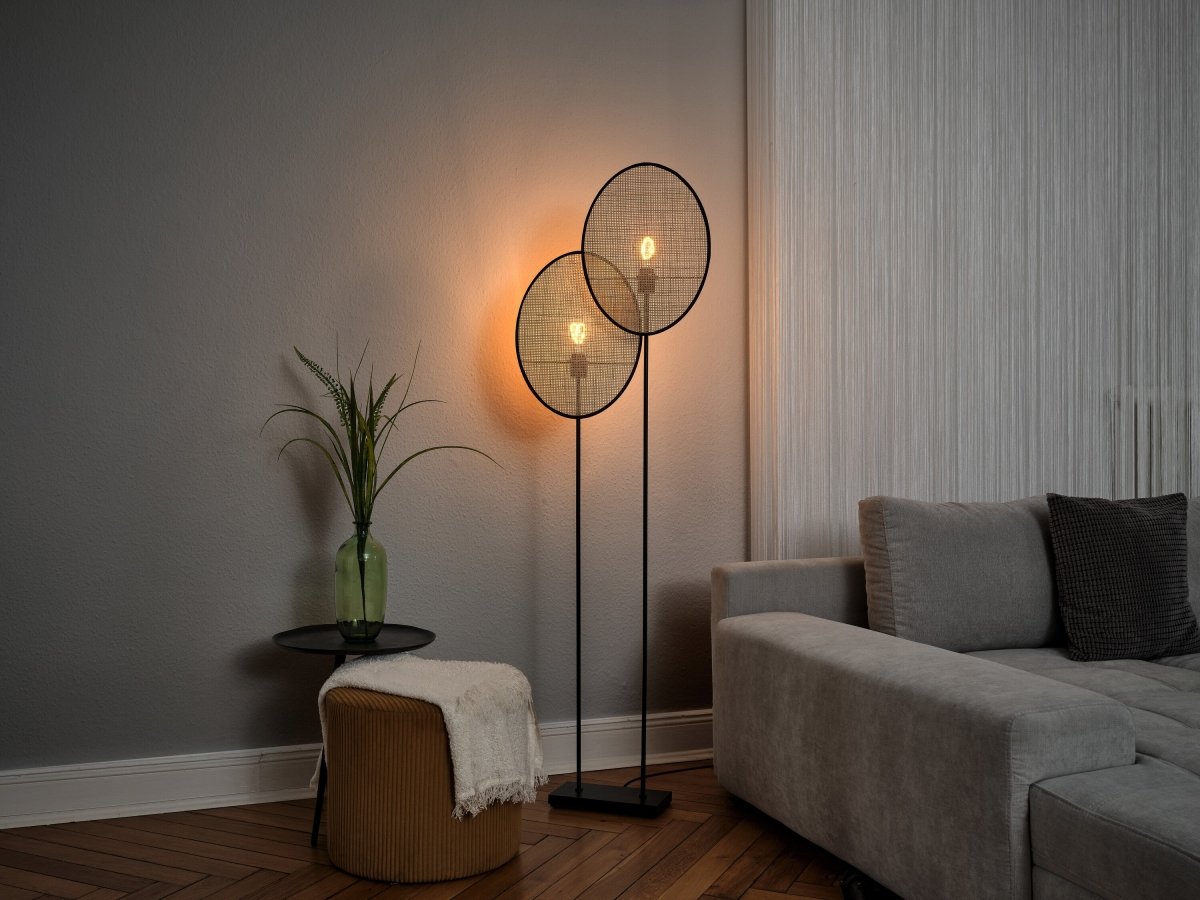 OSRAM Decor Rattan Dandelion Lampa stojąca 2xE27 brązowa - eshop Ledvance PL 4058075847286