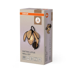 OSRAM Decor Rattan Lotus Kinkiet E27 brązowy - eshop Ledvance PL 4058075847262