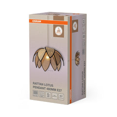 OSRAM Decor Rattan Lotus Wisząca 480 E27 brązowy - eshop Ledvance PL 4058075847248