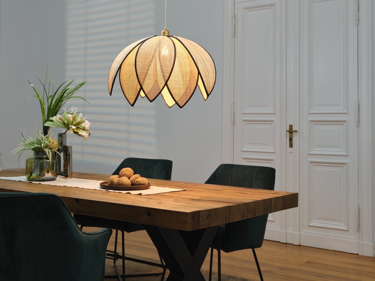 OSRAM Decor Rattan Lotus Wisząca 670 E27 brązowy - eshop Ledvance PL 4058075847224