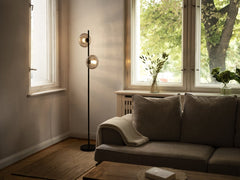 OSRAM Decor Smoke Glass Lampa stojąca 2xE14 czarna - eshop Ledvance PL 4058075850064