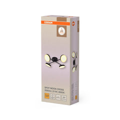OSRAM DECOR SPOT MOON 4 - Spot krzyż 21W 830 czarny - eshop Ledvance PL 4099854472336