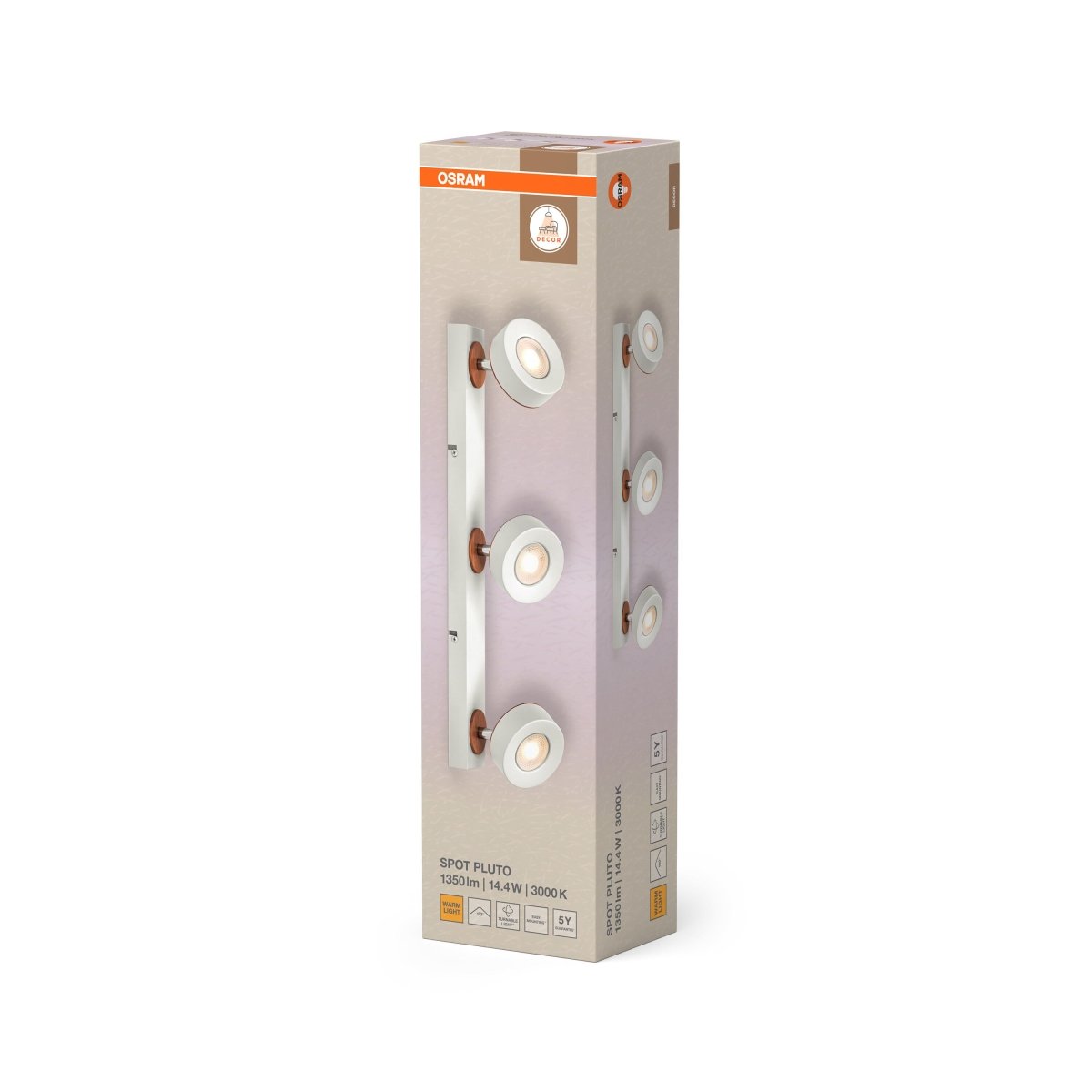 OSRAM Decor Spot Pluto White 3 - Spot - eshop Ledvance PL 4099854470912