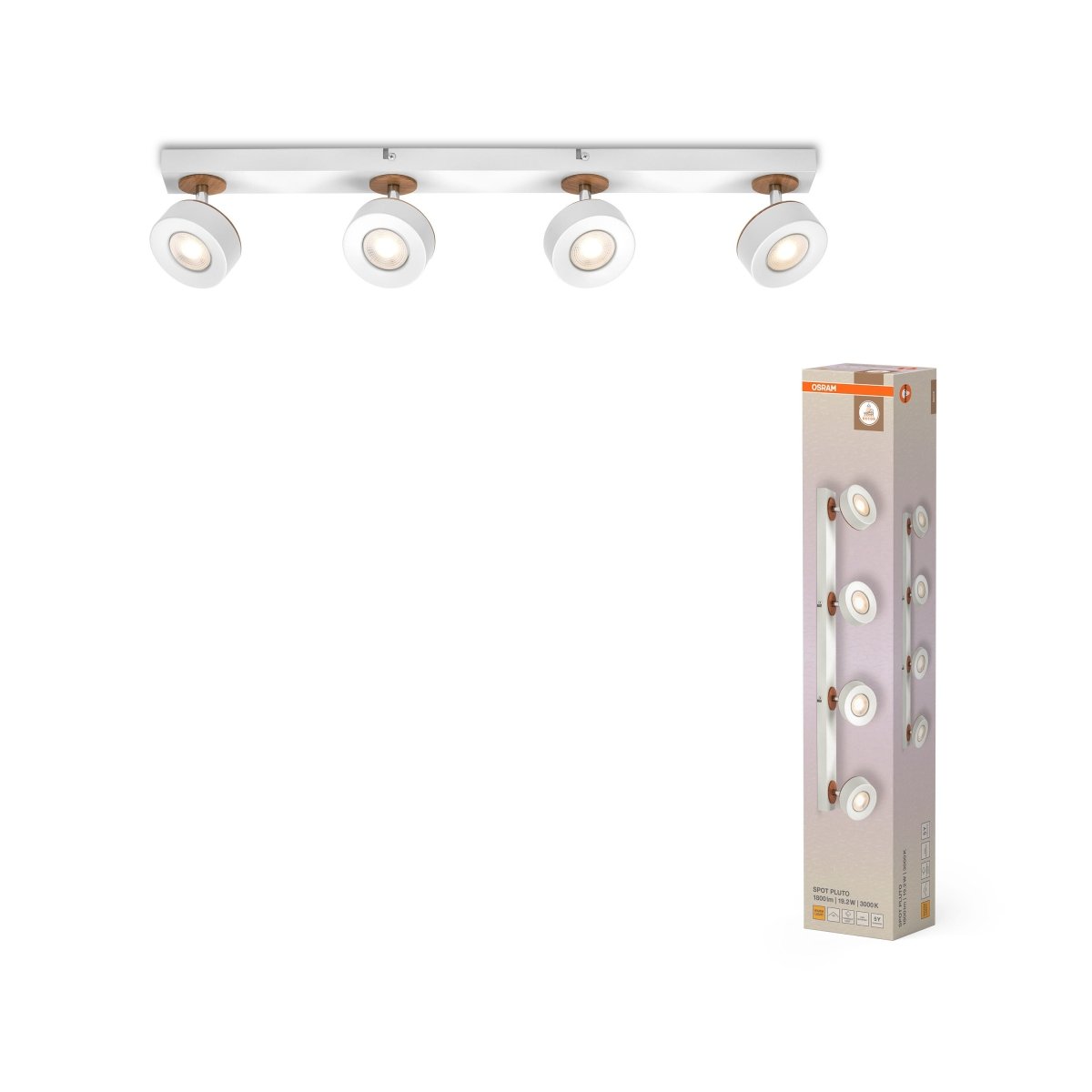 OSRAM Decor Spot Pluto White 4 - Spot - eshop Ledvance PL 4099854470936