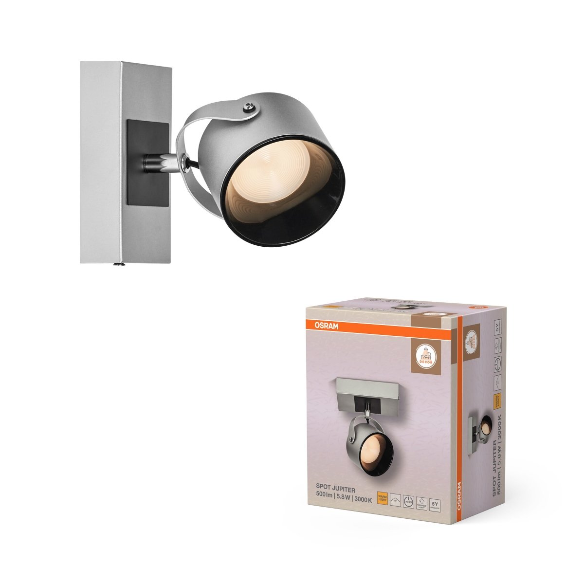 OSRAM DECOR SPOT VENUS BLACK 2 - Spot - eshop Ledvance PL 4099854471438