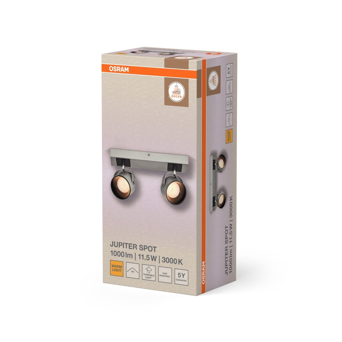 OSRAM DECOR SPOT VENUS BLACK 3 - Spot - eshop Ledvance PL 4099854471452