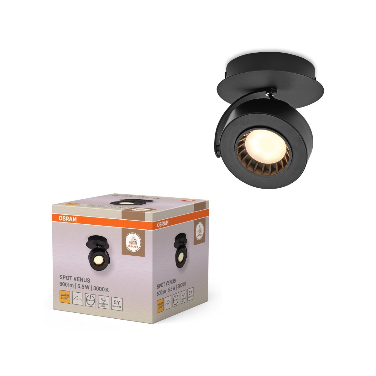 OSRAM DECOR SPOT VENUS WHITE 2 - Spot - eshop Ledvance PL 4099854471377