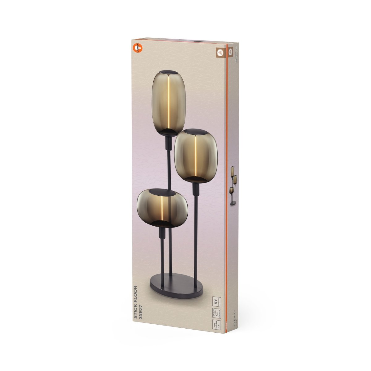 OSRAM Decor Stick Lampa stojąca ciemnoszara 3XE27 - eshop Ledvance PL 4099854440366