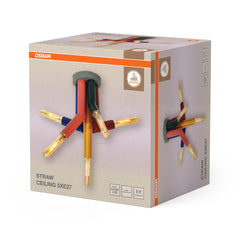 OSRAM Decor Straw Plafon 5xE27 multikolor - eshop Ledvance PL 4099854454660