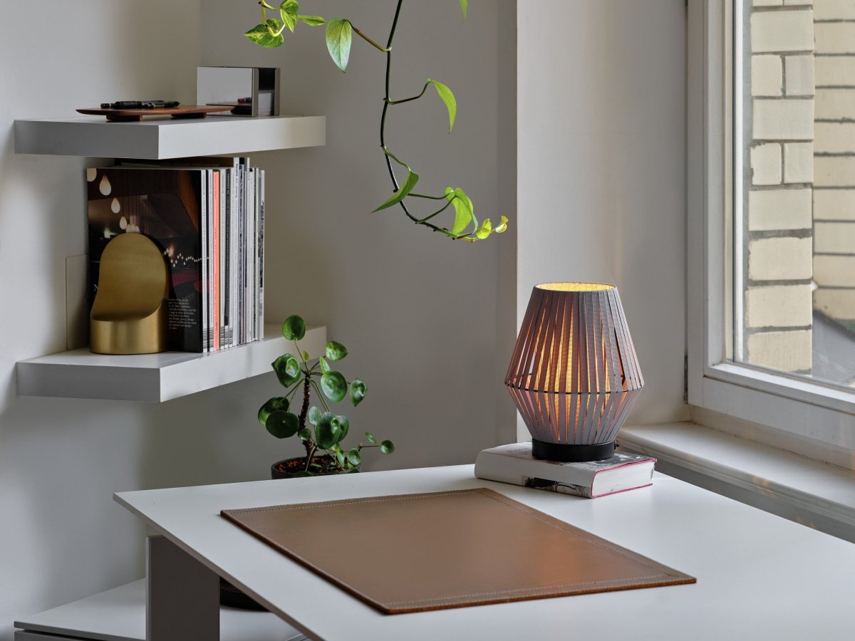 OSRAM Decor Stripes Lampa stołowa 1xE14 ciemnoszara - eshop Ledvance PL 4058075848108