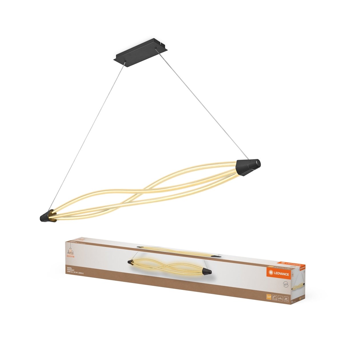OSRAM Decor Swirl Wisząca 22W 830 Click DIM - eshop Ledvance PL 4058075841963