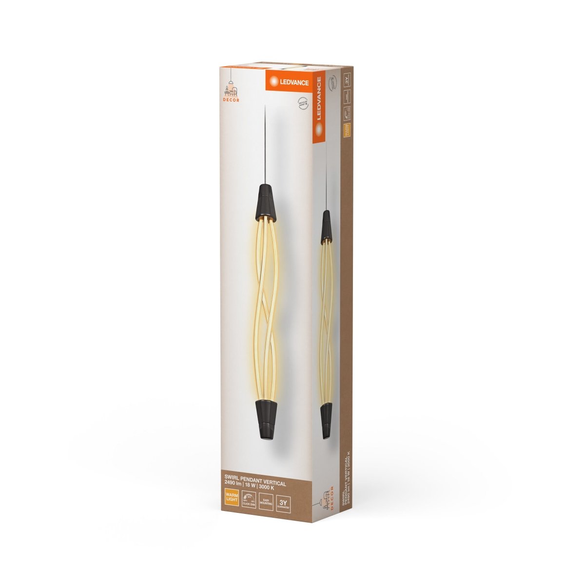 OSRAM Decor Swirl Wisząca Vert 18W 830 Click DIM - eshop Ledvance PL 4058075841987