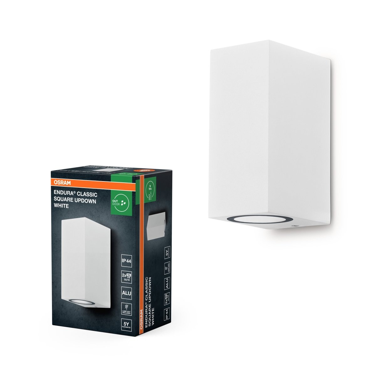OSRAM Endura Classic Square Kinkiet góra - dół biały - eshop Ledvance PL 4099854447846