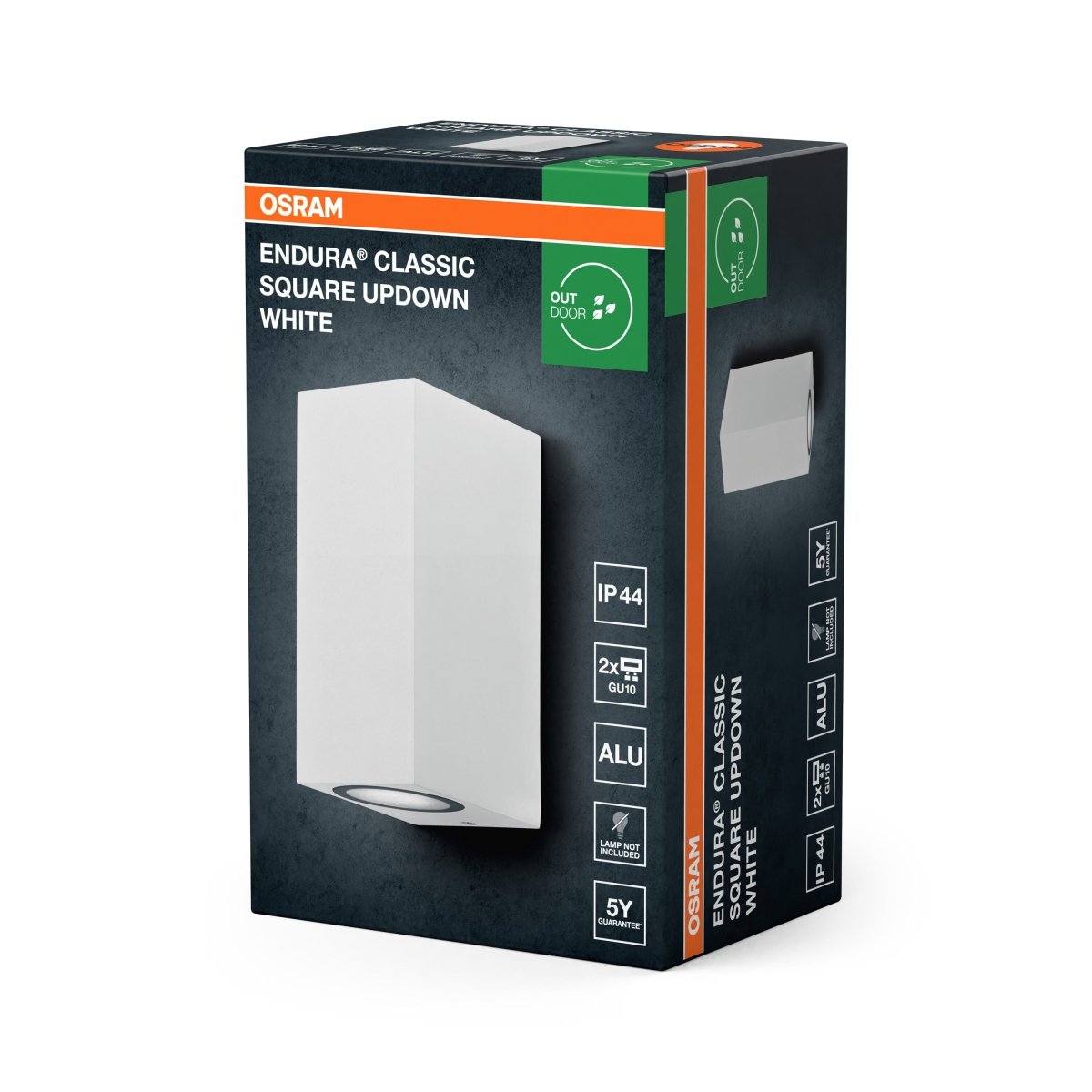 OSRAM Endura Classic Square Kinkiet góra - dół biały - eshop Ledvance PL 4099854447846