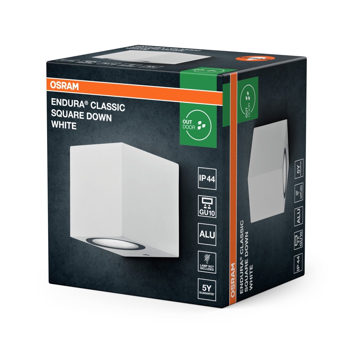OSRAM Endura Classic Square Kinkiet w dół biały - eshop Ledvance PL 4099854447600