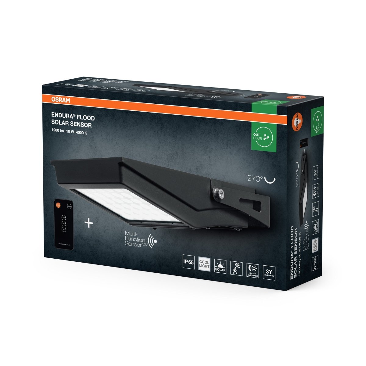 OSRAM ENDURA FLOOD Solar Sensor - eshop Ledvance PL 4099854429477