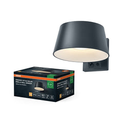 OSRAM ENDURA STYLE SOLAR BRIGHT SENSOR Kinkiet Brella szary - eshop Ledvance PL 4099854415111
