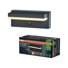 OSRAM ENDURA STYLE SOLAR+USB ROBUST SENSORWall IP54 USB Grey - eshop Ledvance PL 4099854415715