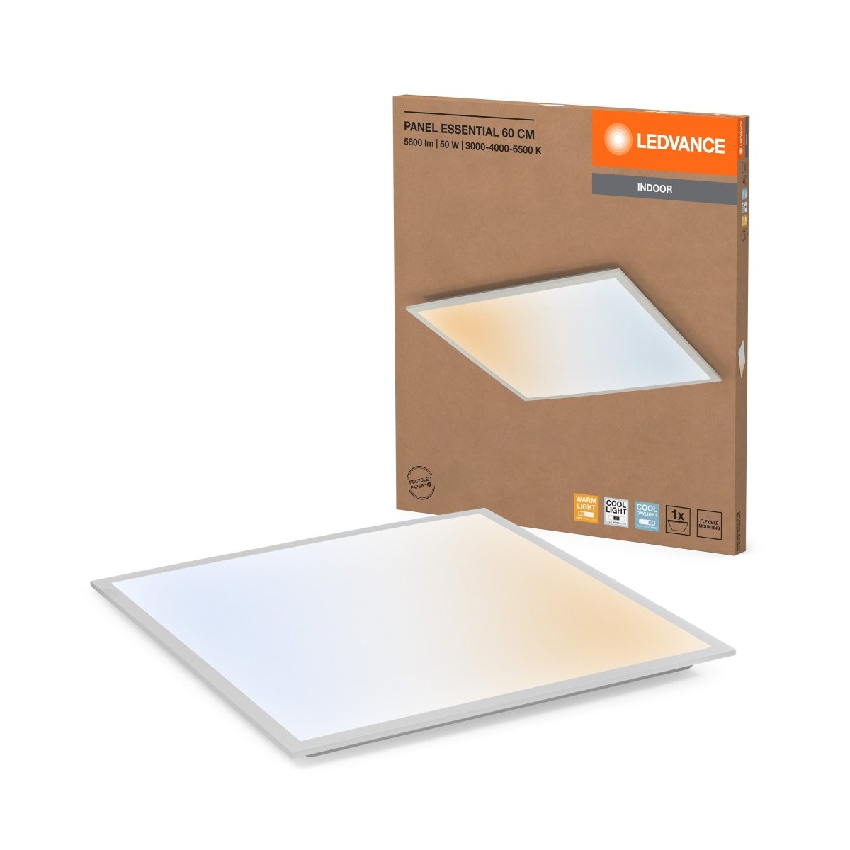 OSRAM Essentials Panel 60x60cm 50W CCT - eshop Ledvance PL 4058075845176