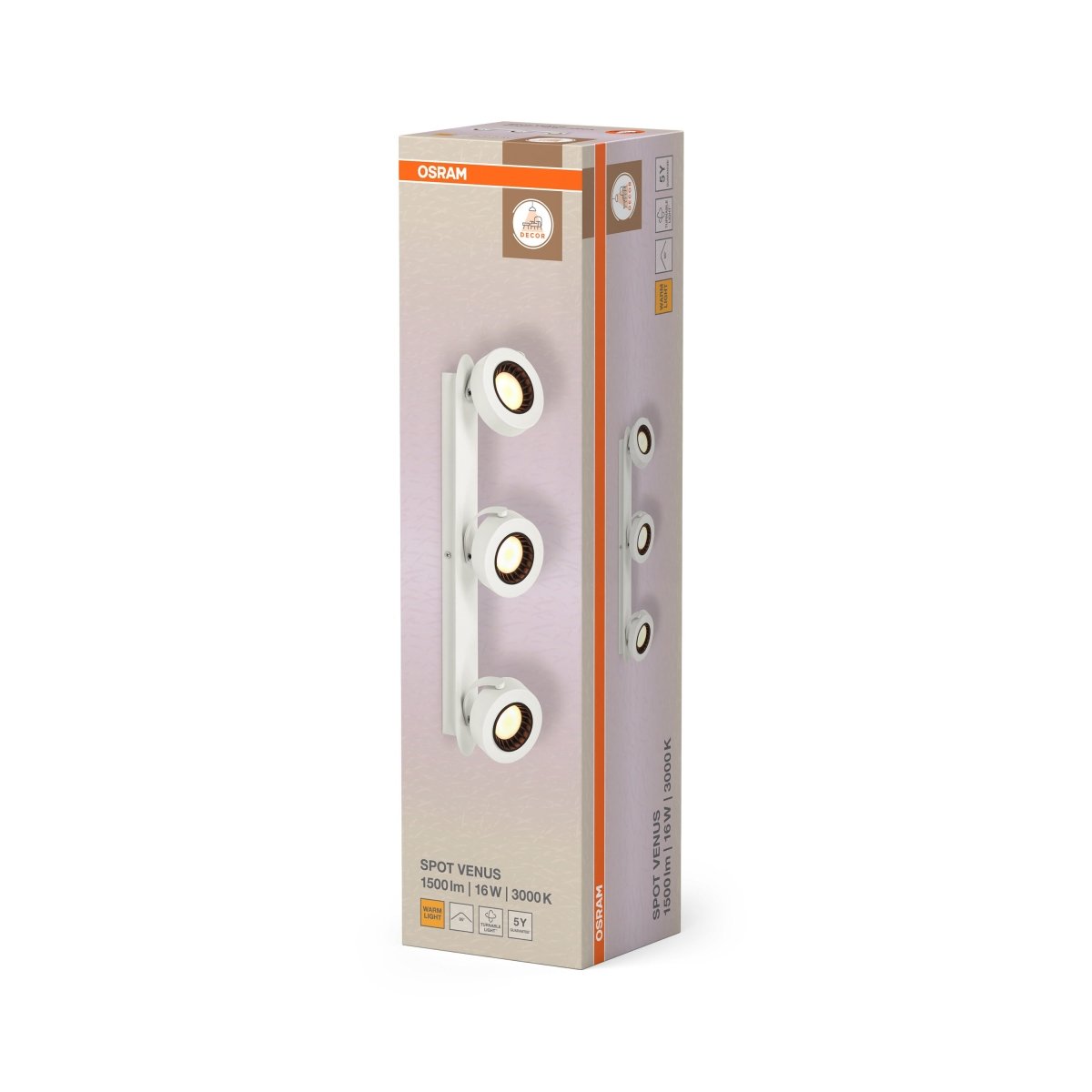 OSRAM LED SPOT czarny 3×3.4 W 927 DIM - eshop Ledvance PL 4099854474279