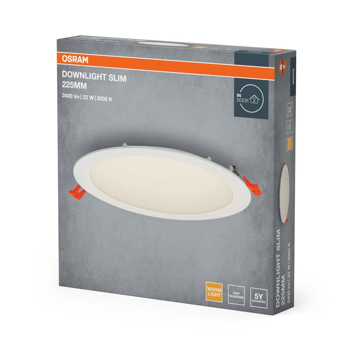 OSRAM LED SPOT i DOWNLIGHT wpuszczany SLIM 225mm 22W 3000K - eshop Ledvance PL 4099854444968