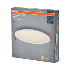OSRAM LED SPOT i DOWNLIGHT wpuszczany SLIM 225mm 22W 3000K - eshop Ledvance PL 4099854444968