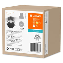 OSRAM LED SPOT RECESS TWIST PRO 70mm 5W 3000K biały/czarny - eshop Ledvance PL 4099854089046