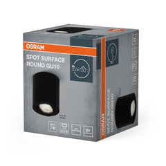 OSRAM LED SPOT SURFACE okrągła GU 10 czarna - eshop Ledvance PL 4099854445965
