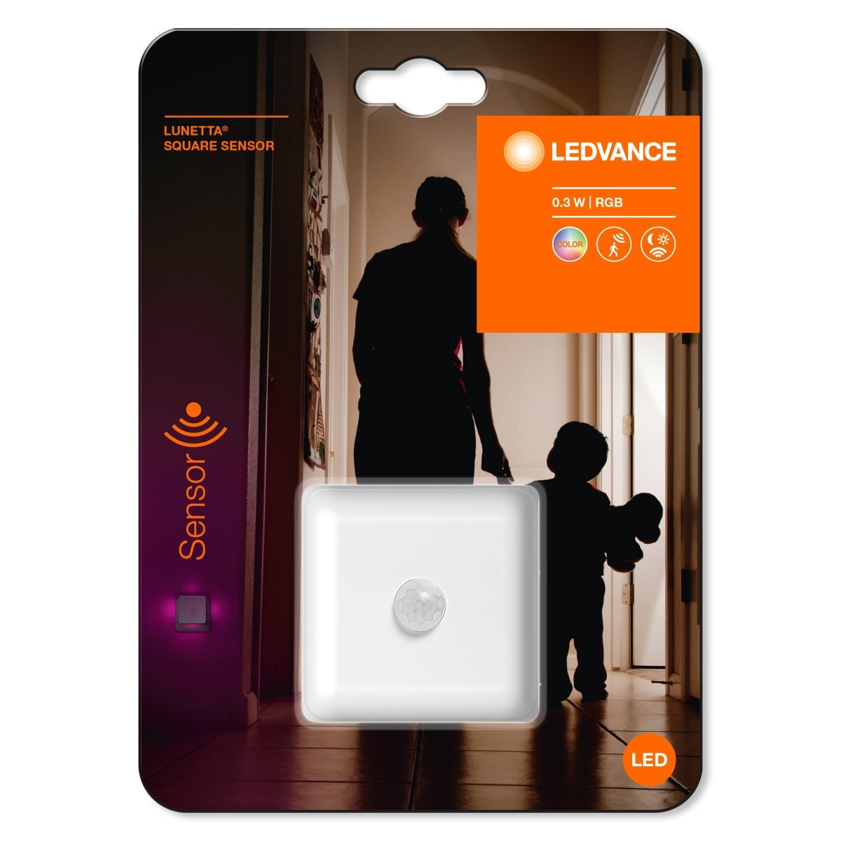 OSRAM LUNETTA SQUARE SENSOR RGB 0.3W - eshop Ledvance PL 4058075759282