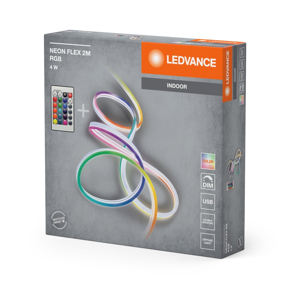 OSRAM NEONFLEX USB z pilotem 2M RGB USB + RC - eshop Ledvance PL 4099854095306