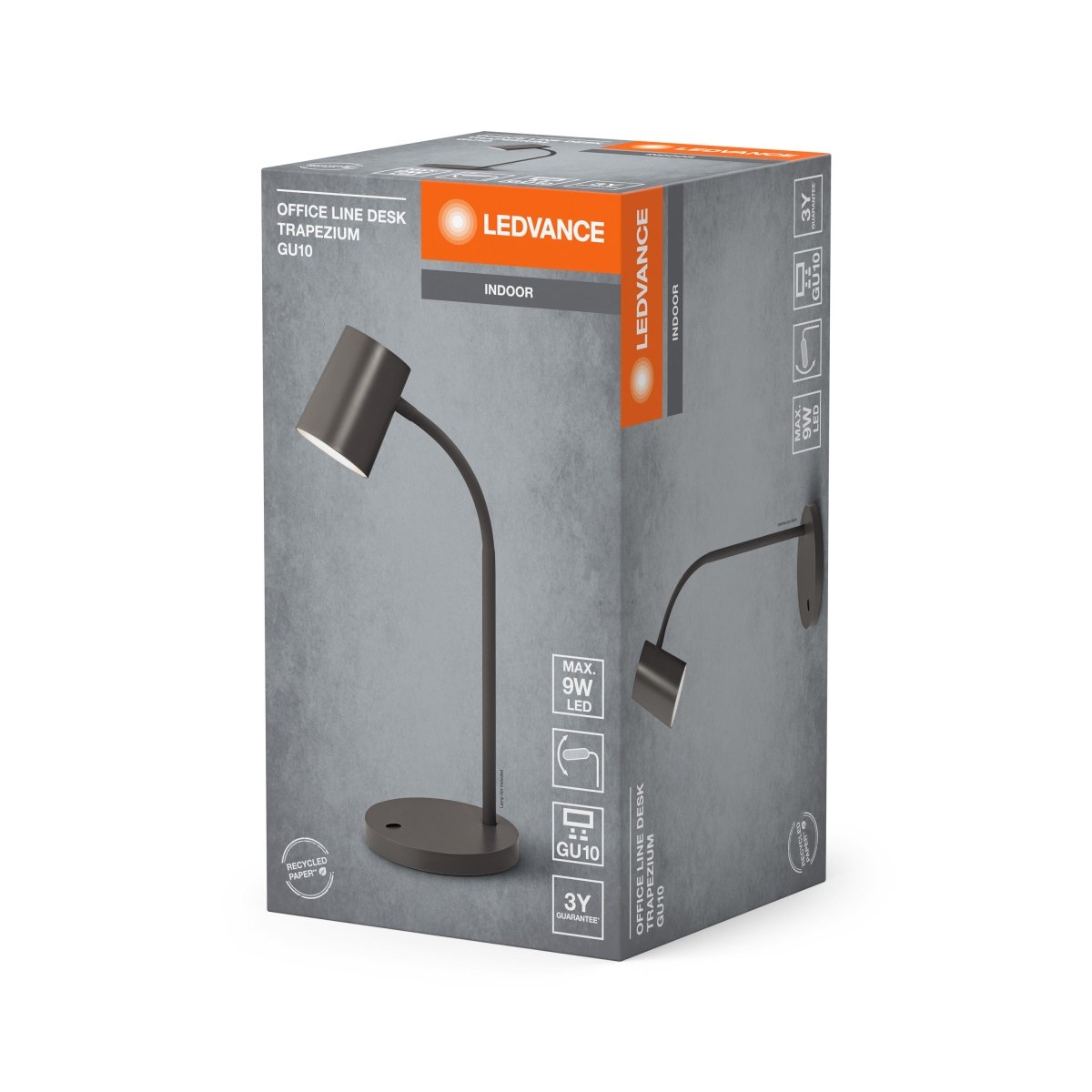 OSRAM Office Line Desk Trapezium GU10 szary - eshop Ledvance PL 4058075843066