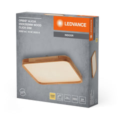 OSRAM Orbis Alicia 292X292MM 16W 830 Click DIM dekor drewno - eshop Ledvance PL 4099854283680