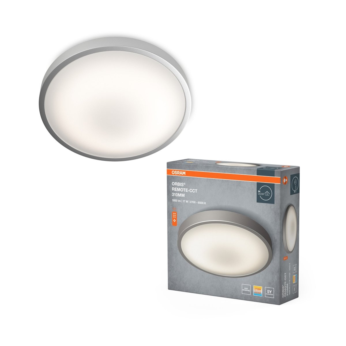 OSRAM ORBIS® CCT / DIM Remote - CCT 310mm 17W - eshop Ledvance PL 4099854446894