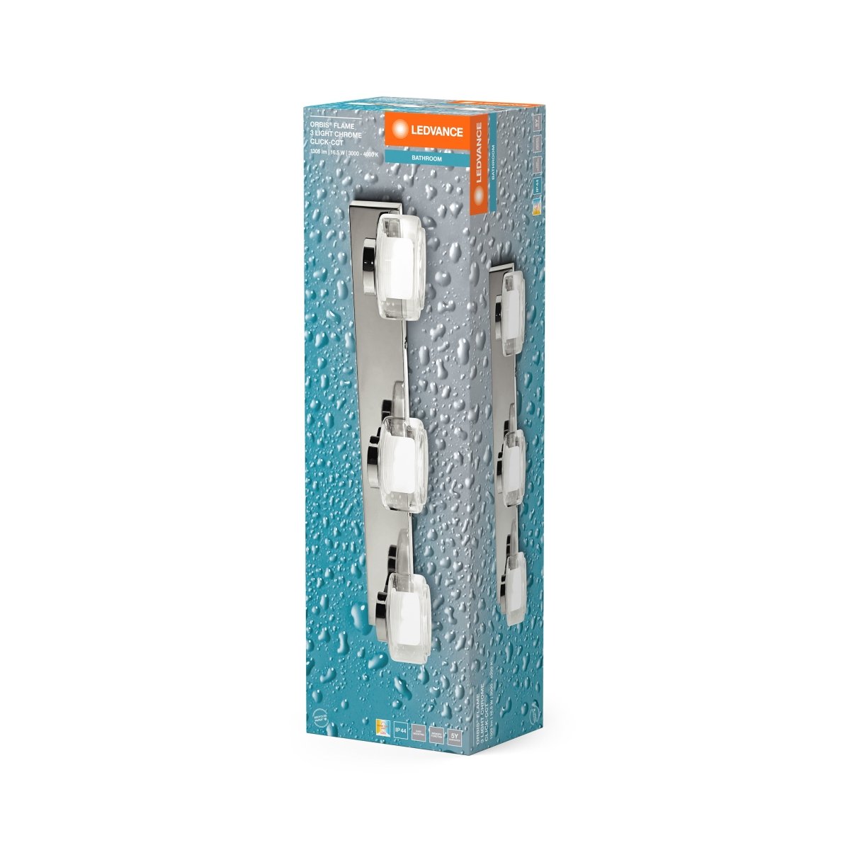OSRAM Orbis Flame 3x5.5W Click CCT IP44 chrom - eshop Ledvance PL 4099854276231