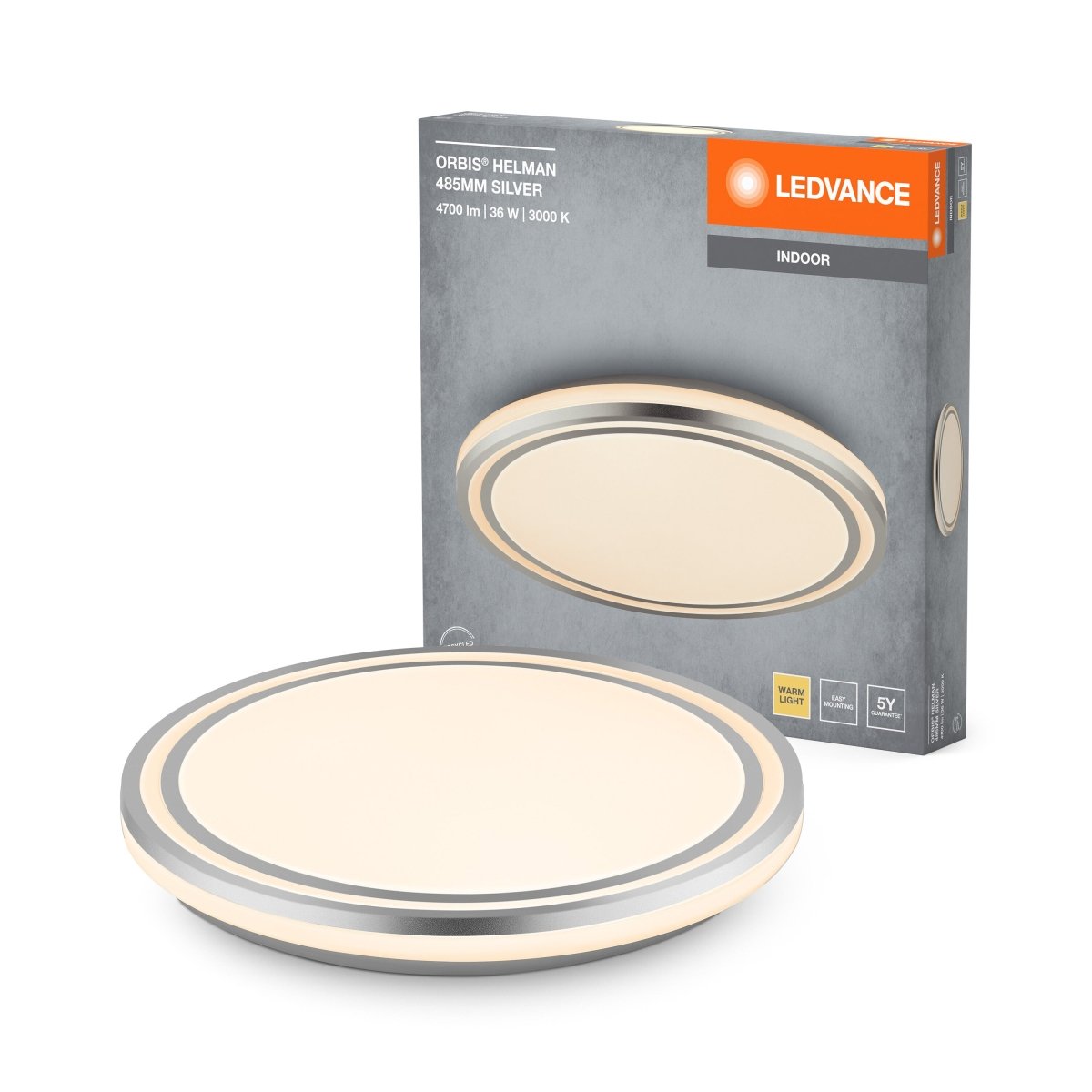 OSRAM Orbis Helman 485MM 36W 830 biało - srebrny - eshop Ledvance PL 4099854283468
