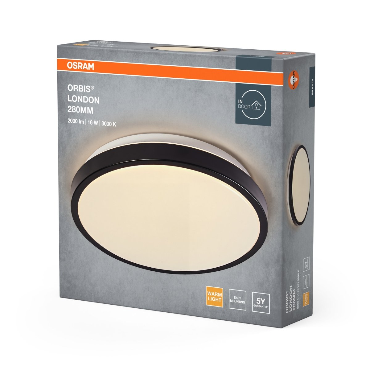 OSRAM ORBIS LONDON 280mm 16W 830 czarny - eshop Ledvance PL 4099854448348