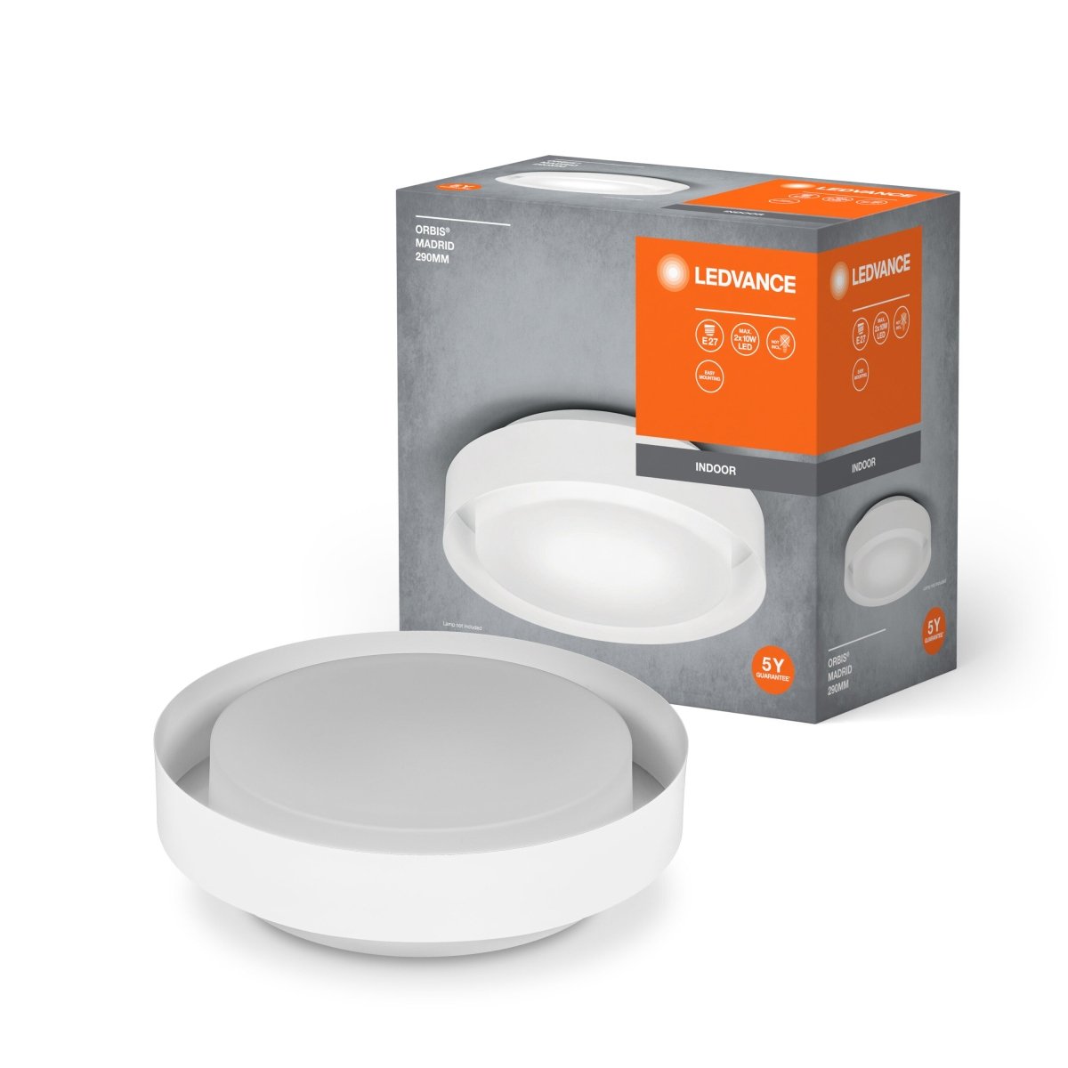 OSRAM ORBIS MADRID 290mm 2xE27 WT - eshop Ledvance PL 4058075828889