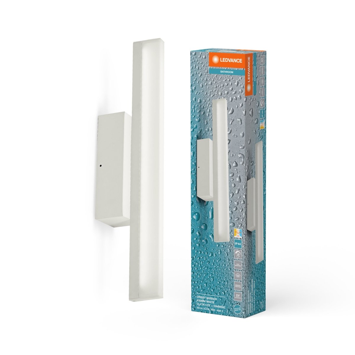 OSRAM Orbis Mirror 40CM Click CCT DIM IP44 biały - eshop Ledvance PL 4099854279195