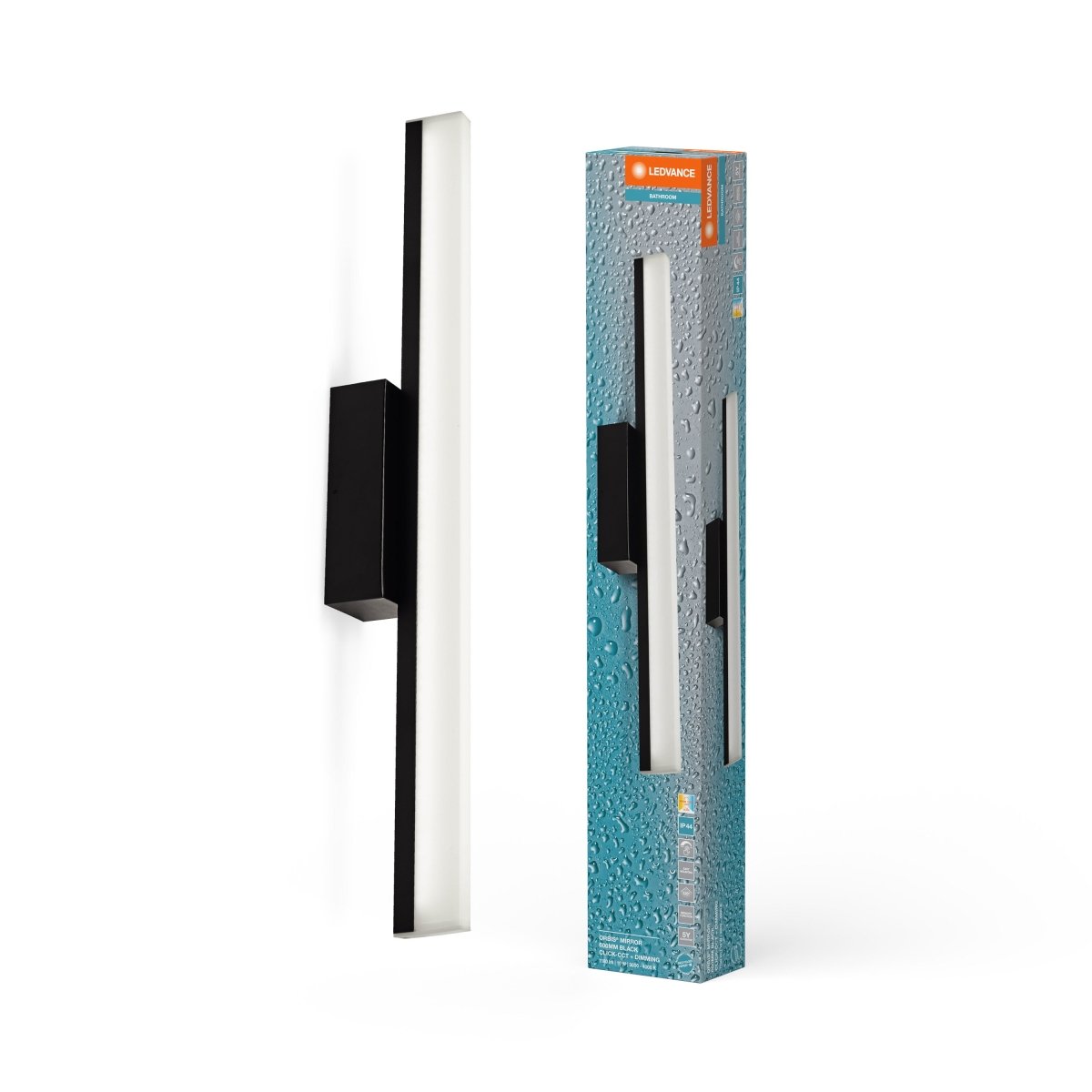 OSRAM Orbis Mirror 60CM Click CCT DIM IP44 czarny - eshop Ledvance PL 4099854279256
