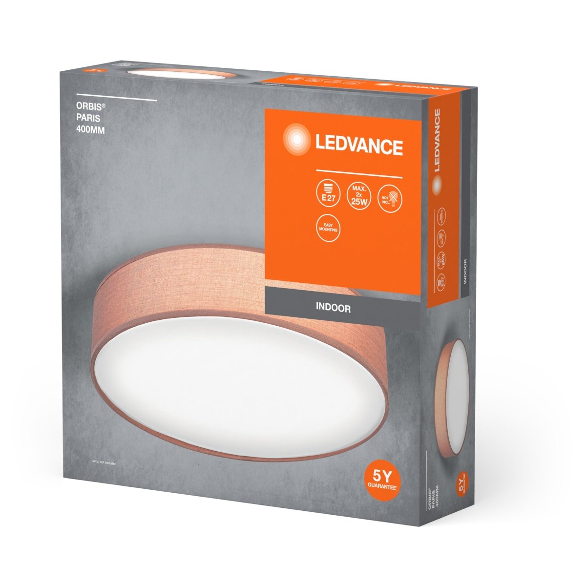 OSRAM ORBIS PARIS 400mm 2xE27 ciemnobrązowy - eshop Ledvance PL 4058075832695